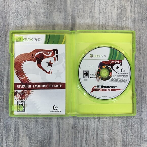 Operation Flashpoint: Red River (Microsoft Xbox 360, 2011) Complete With Manual - Picture 3 of 4